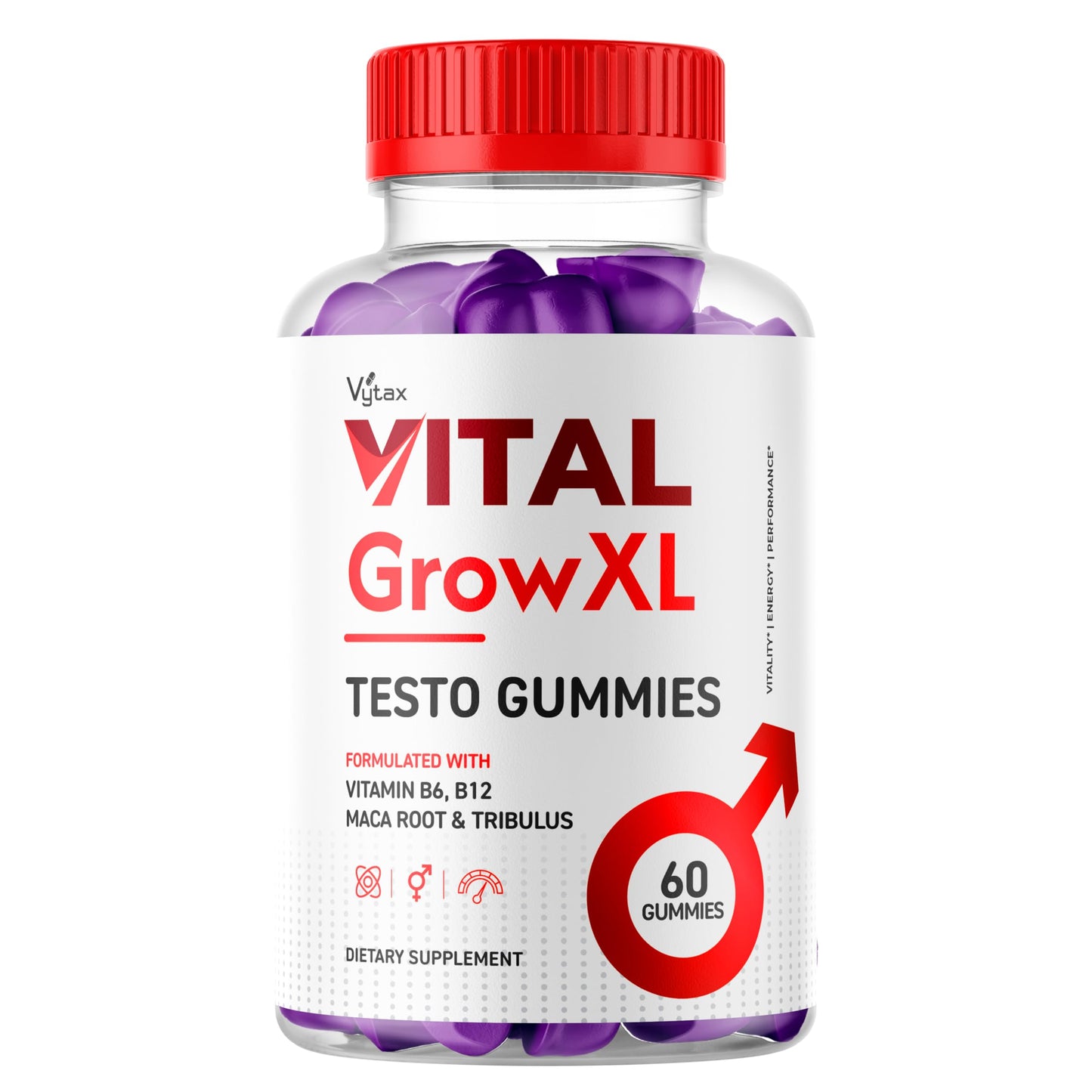 Vytax Vital Grow XL Gummies - 60 Gummies