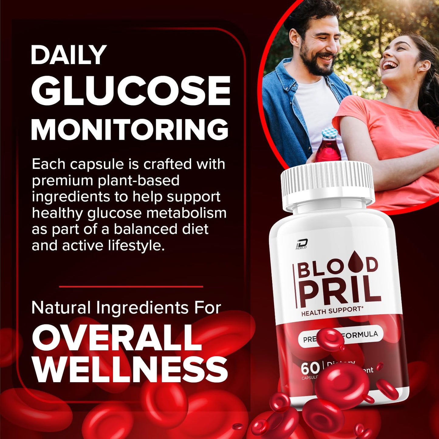 Indelo Blood Pril Capsules, 180 Capsules