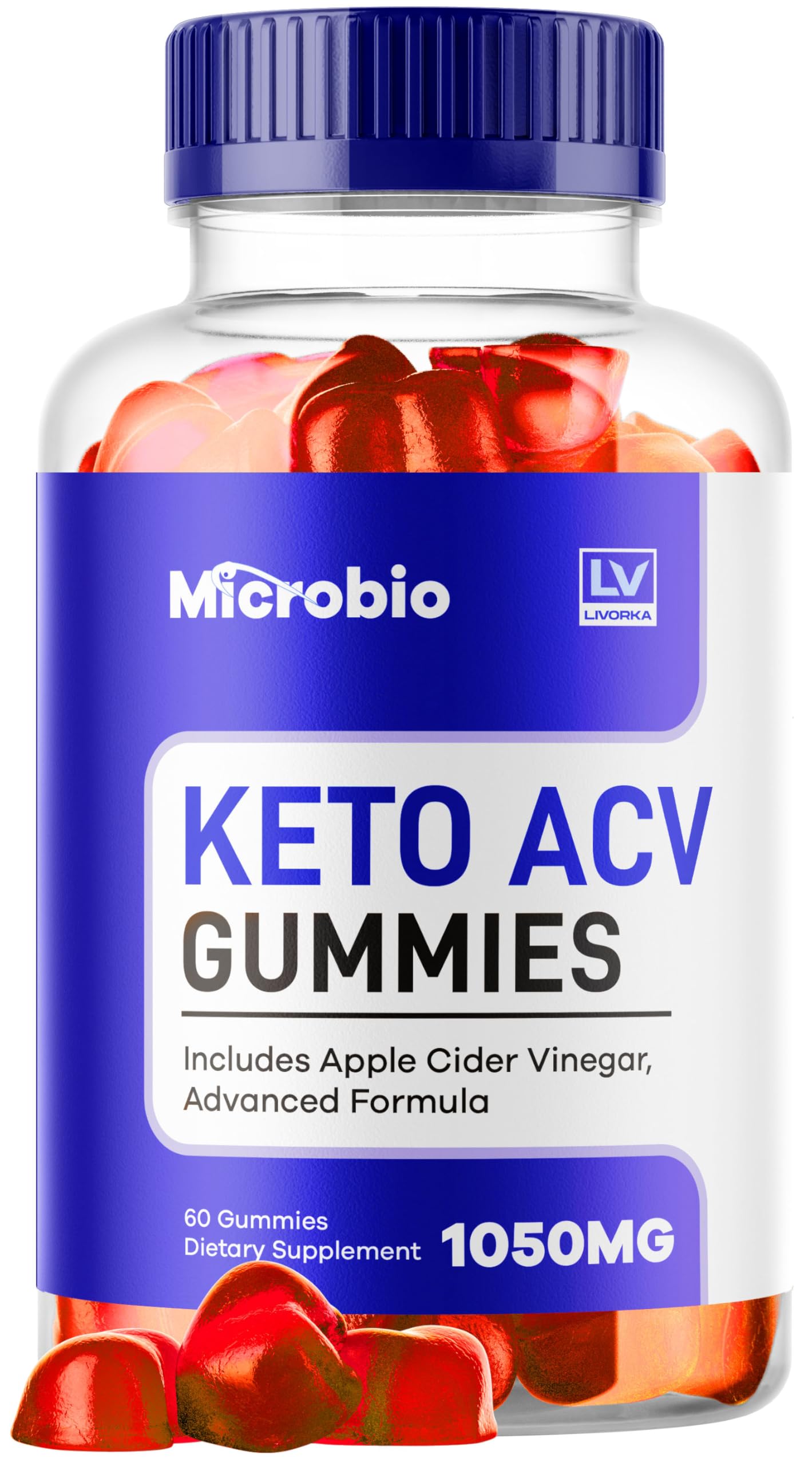 LIVORKA Microbio Keto ACV Gummies, 60 Count