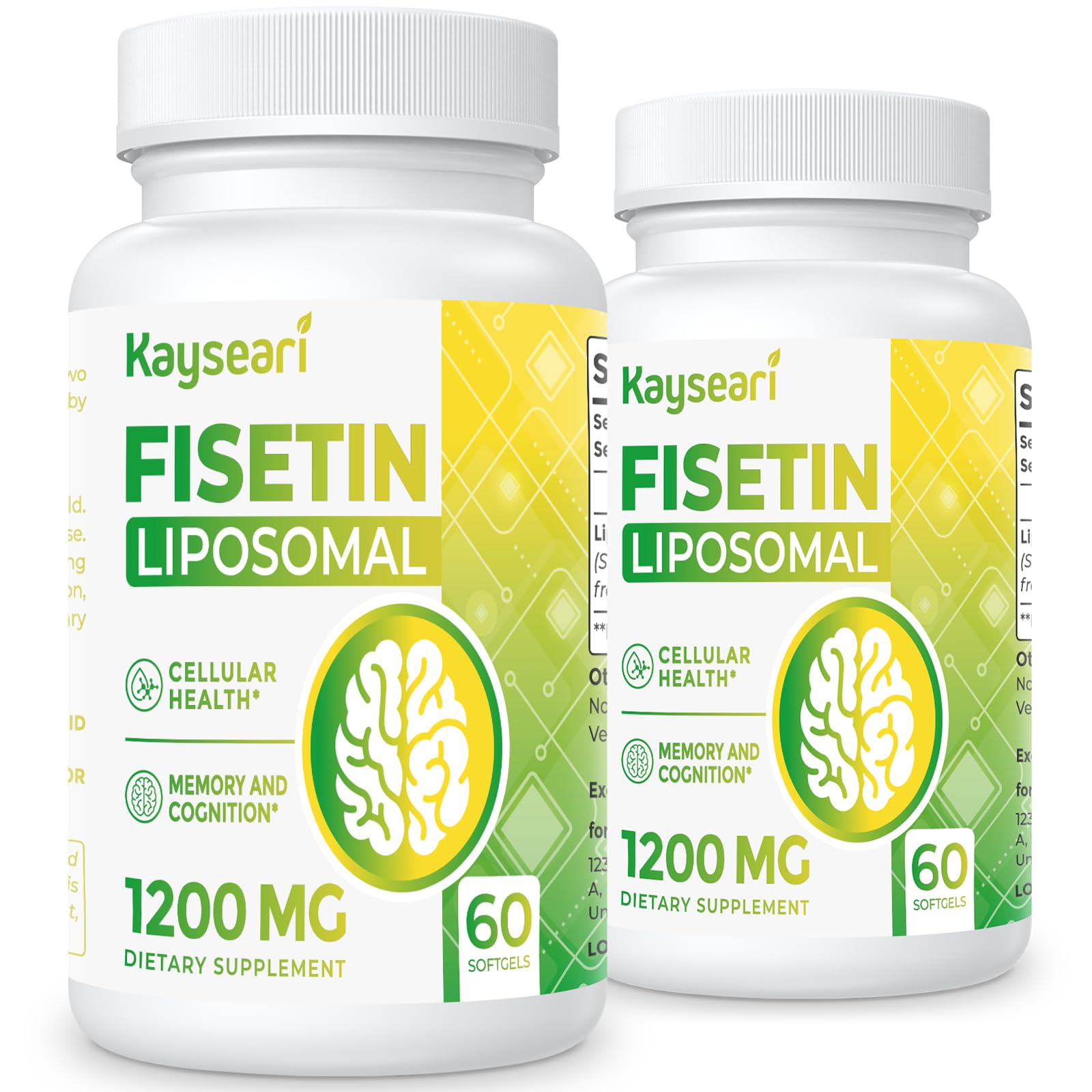Kayseari Fisetin Liposomal Softgels 120