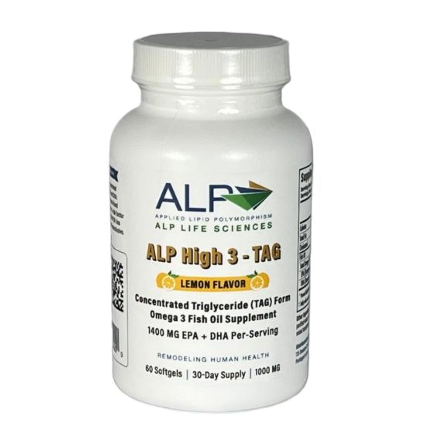 ALP High-3 TAG Omega-3 Fish Oil Softgels 60-Count