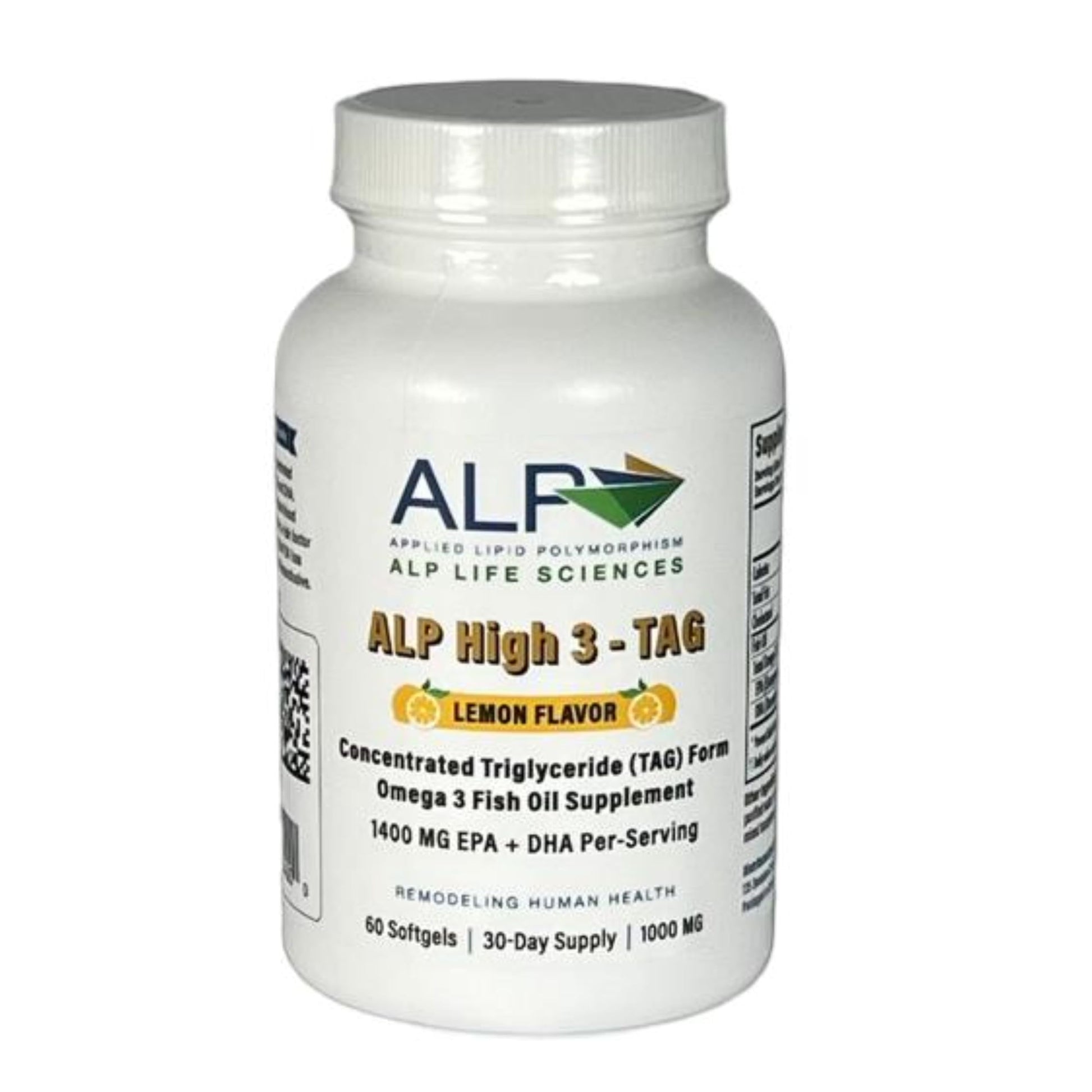 ALP High-3 TAG Omega-3 Fish Oil Softgels 60-Count