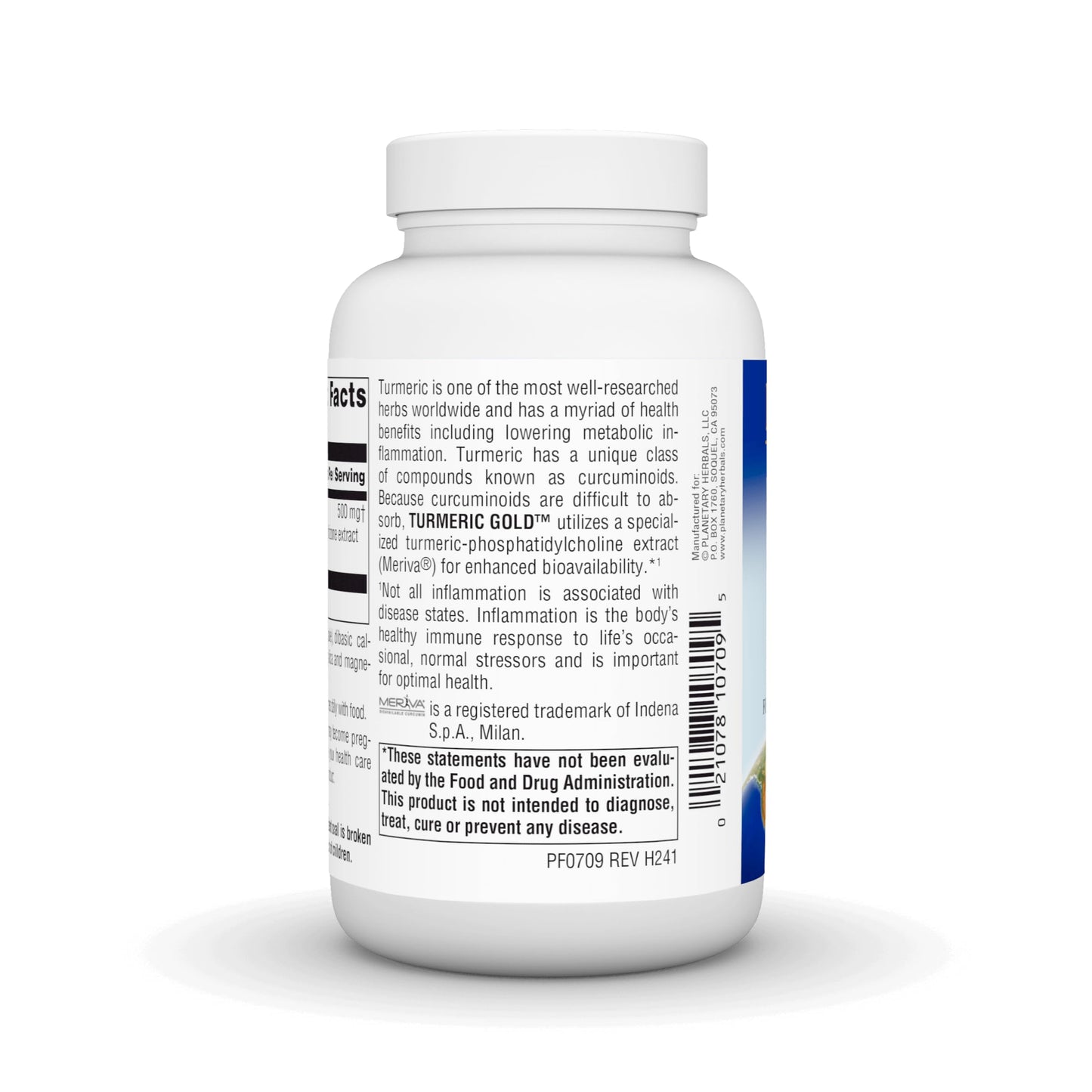 Planetary Herbals Turmeric Gold 500 Mg Capsule, 120 Count