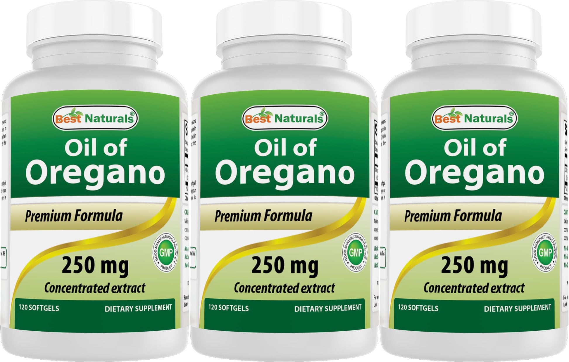 Best Naturals Oregano Oil 250 mg Softgels 360 Count