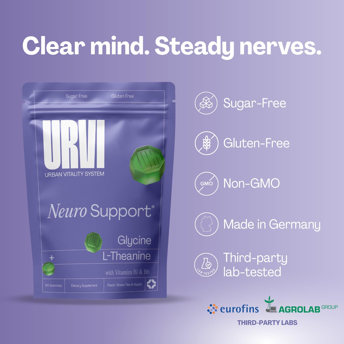 URVI Neuro Gummies Gummy 60 Count