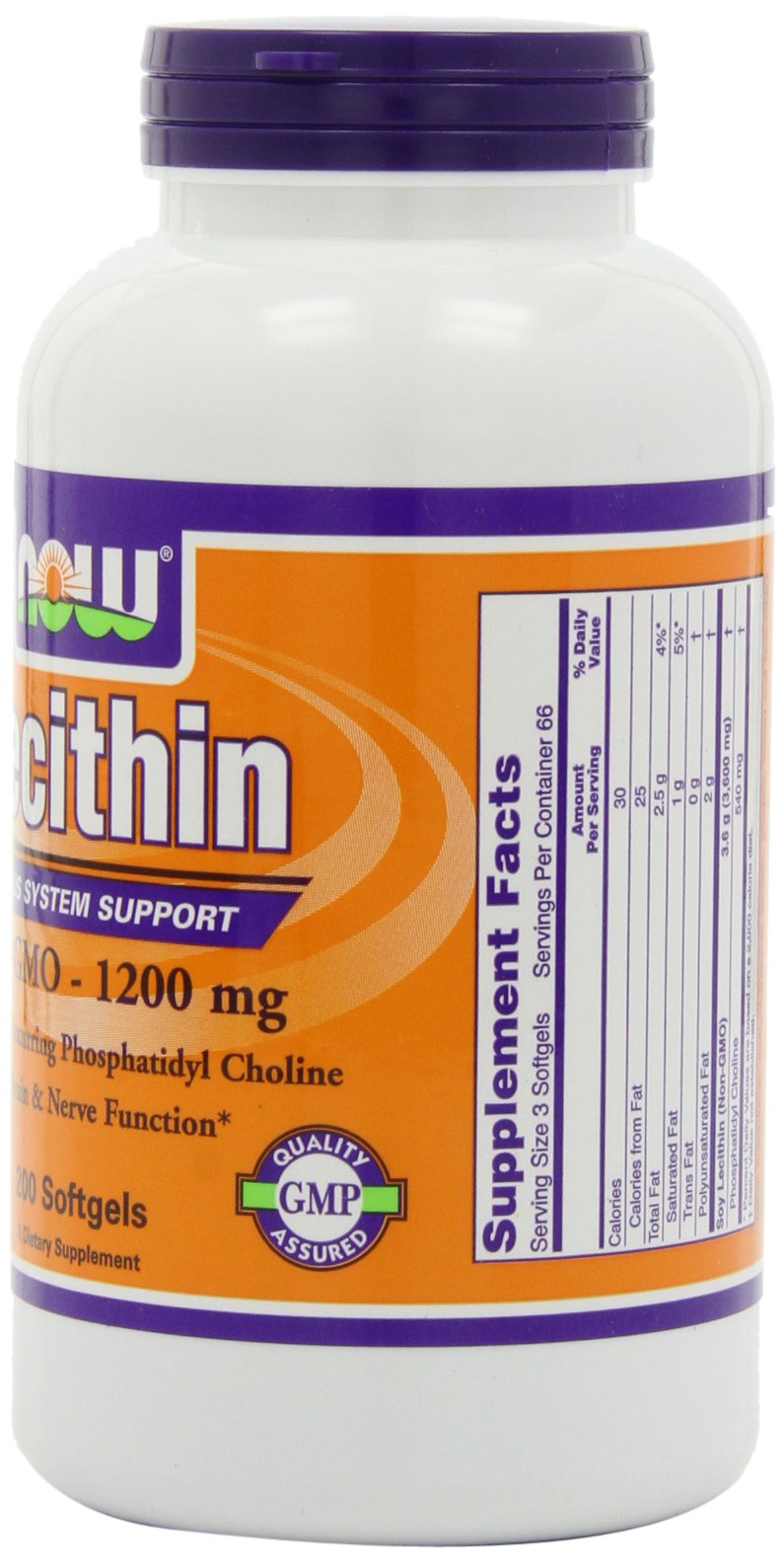 NOW Foods Lecithin Softgels, 400-Count