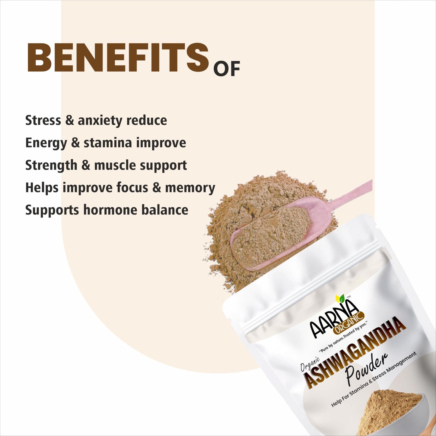 AARNA ORGANIC Ashwagandha Powder 8 Ounce