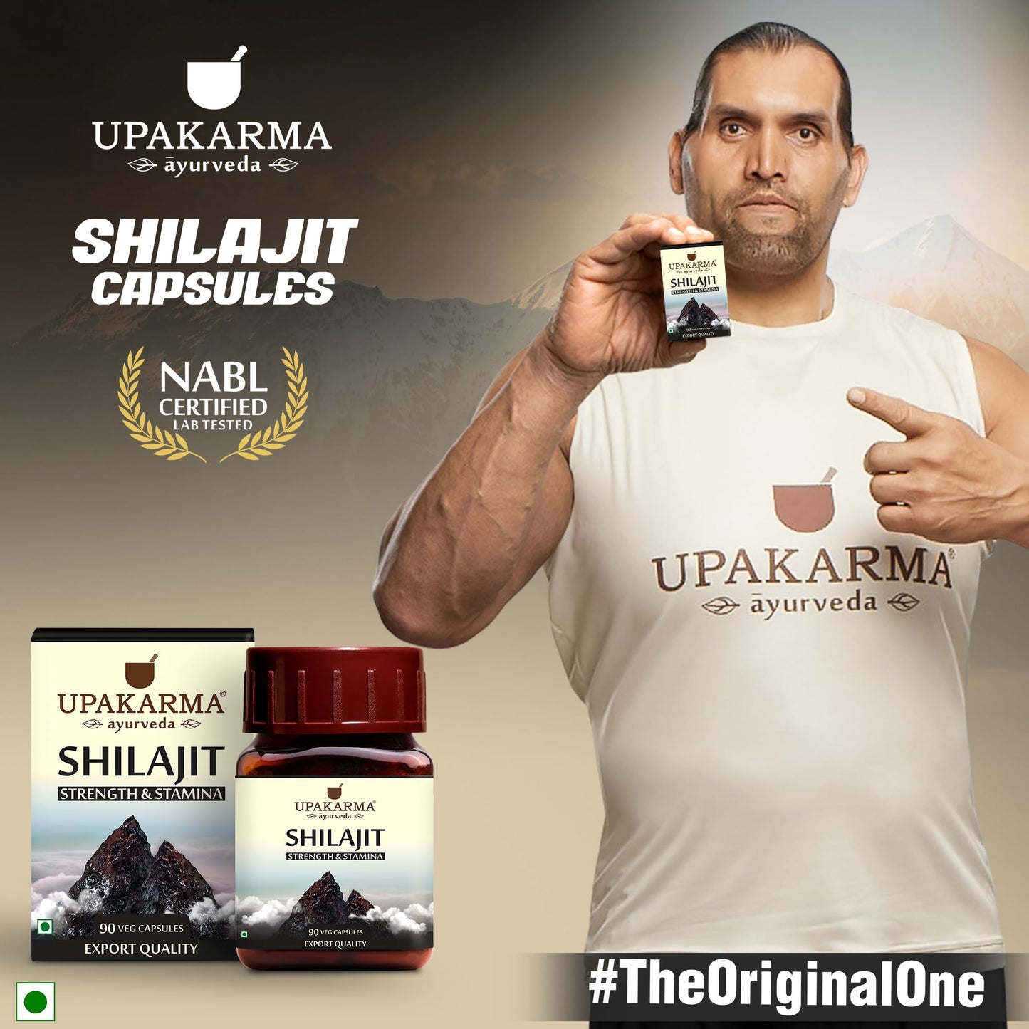 Upakarma 100% Pure Shilajit Capsules, 90 Count