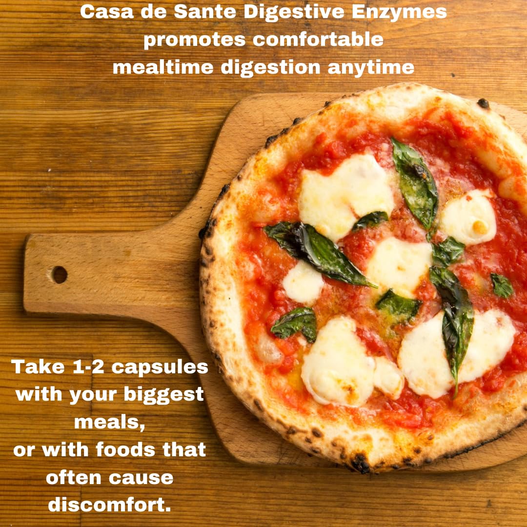 Casa de Sante FODMAP Digestive Enzymes Capsules 60 Count