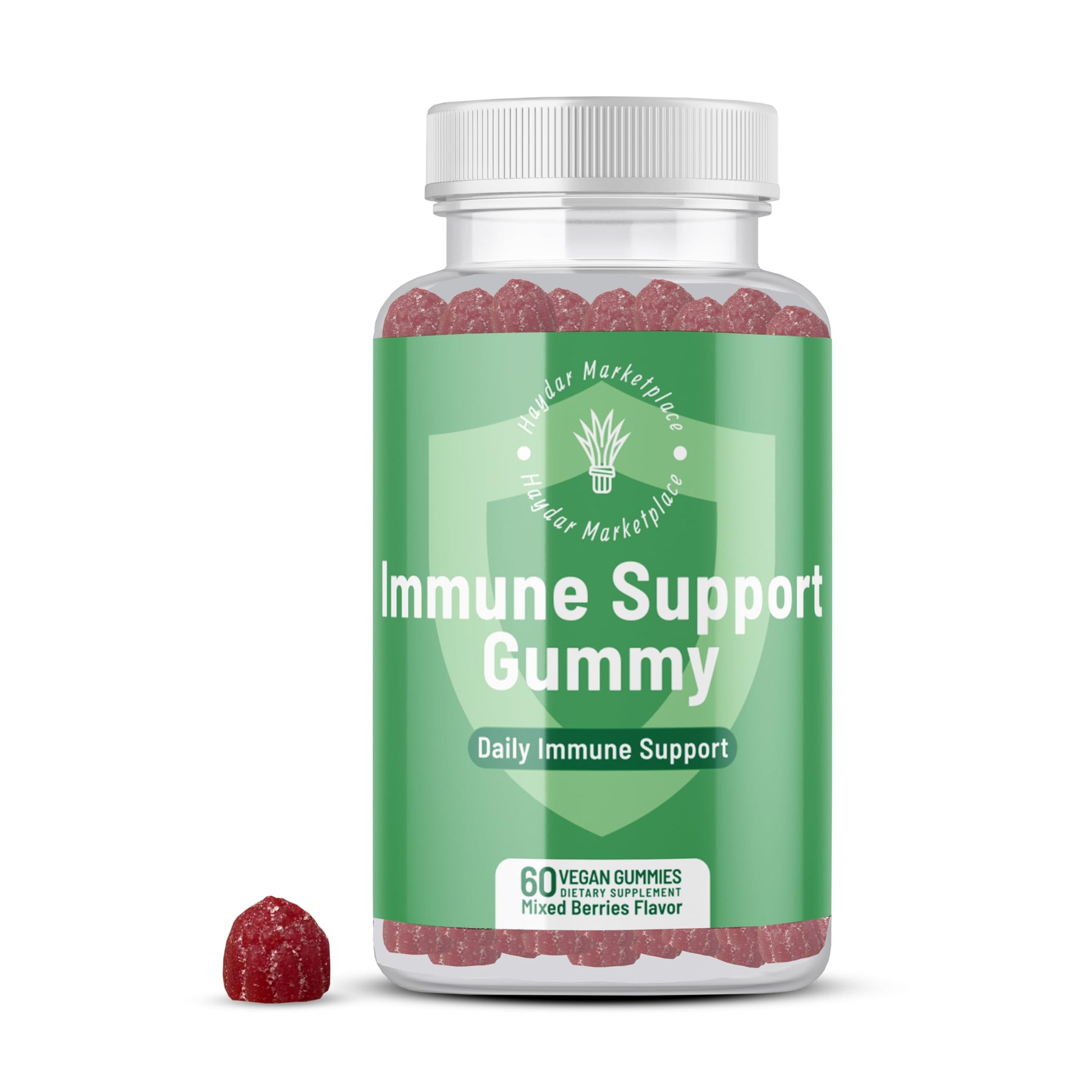 Haydar Marketplace Immune Boosters for Adults Gummies 60 Ct