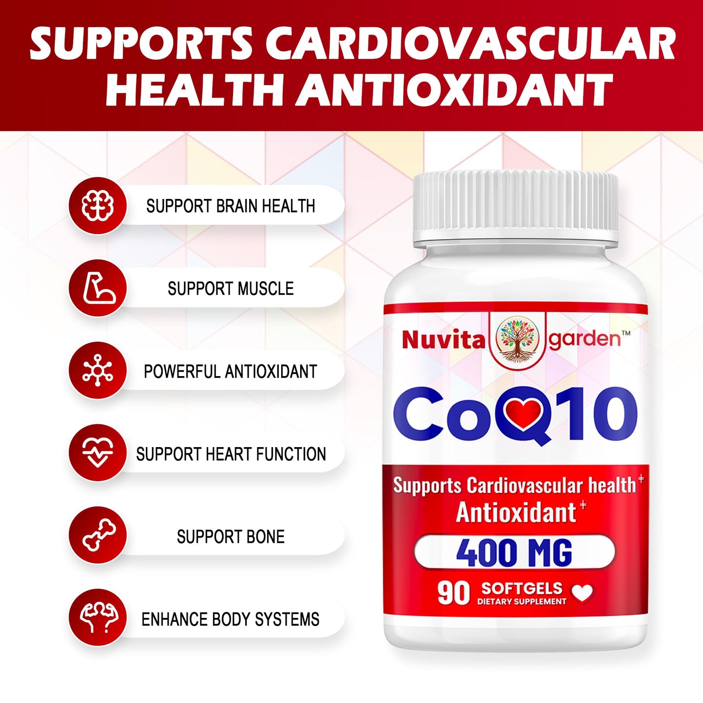 NoMiLu CoQ10-400mg Softgels 90