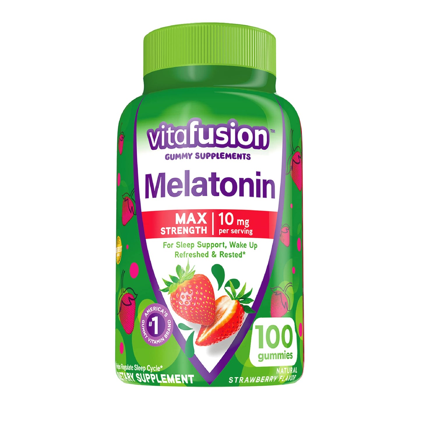 Vitafusion Max Strength Melatonin Gummies, 160 Count
