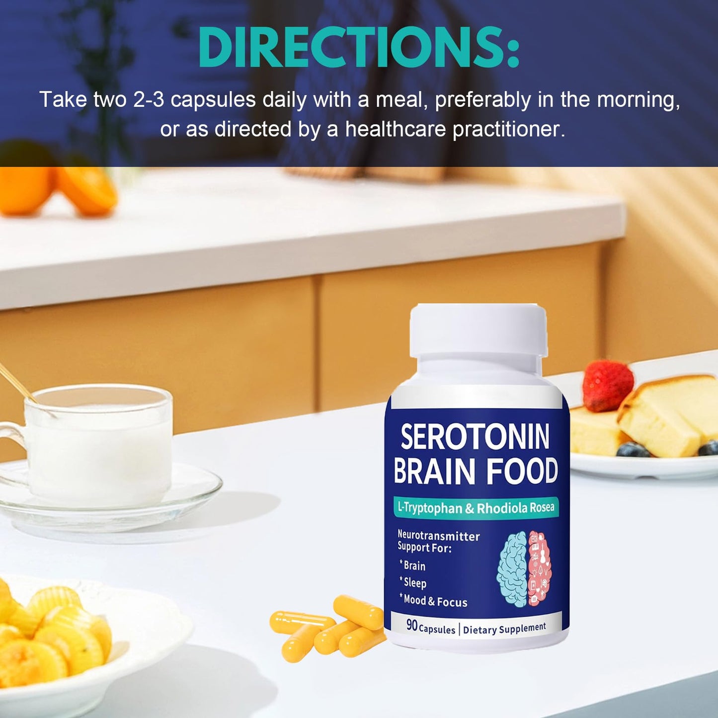 Smelling Salts Serotonin Supplement 90 Capsules