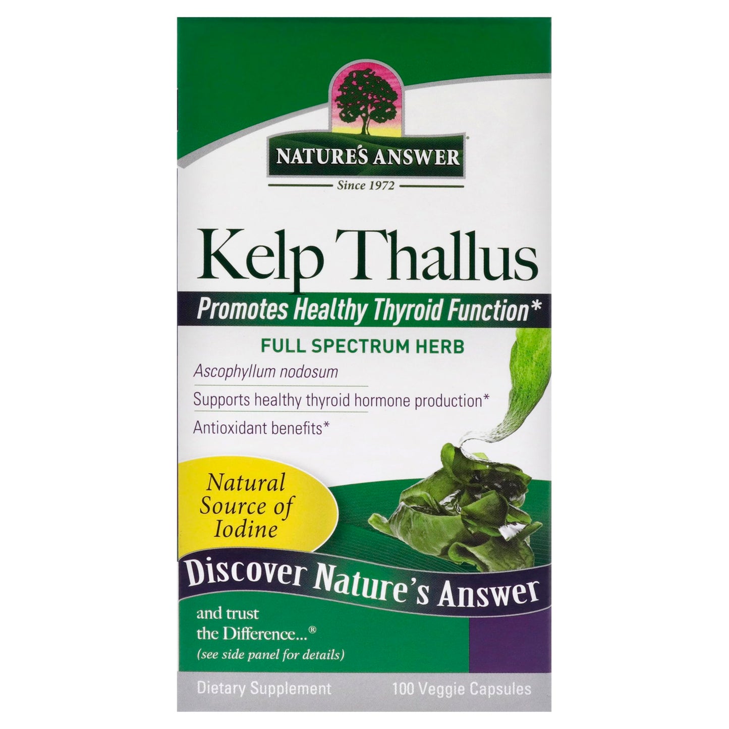 Nature's Answer Kelp Thallus Capsule 100