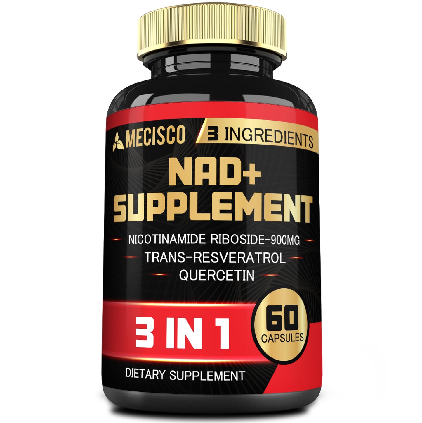 Mecisco 3in1 NAD+ Supplement Capsule 60 Count