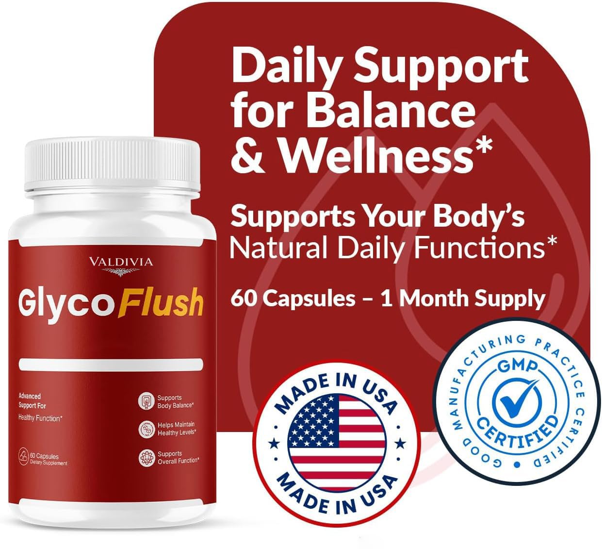 Valdivia GlycoFlush Capsule 180