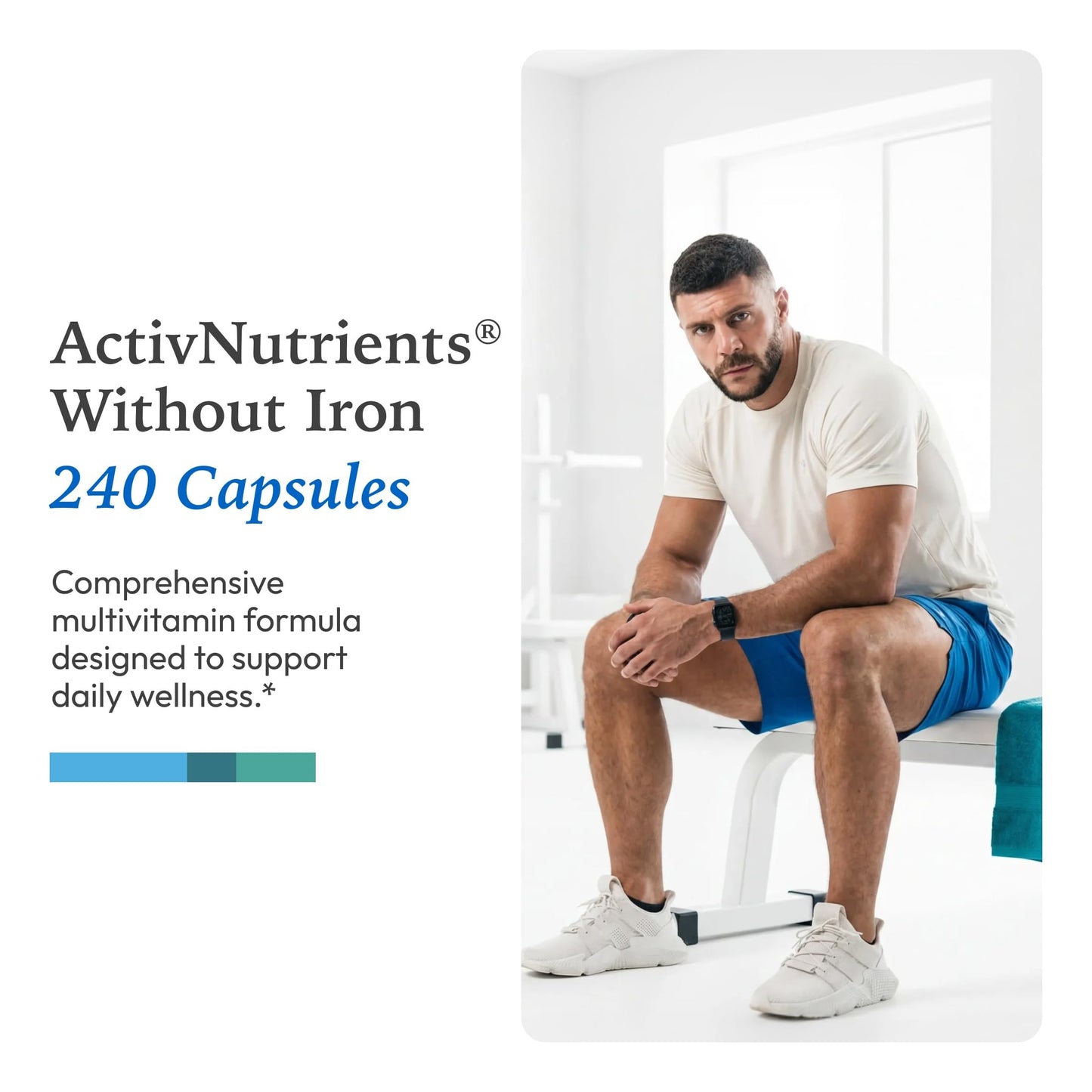 XYMOGEN ActivNutrients Without Iron Capsules, 240 Count