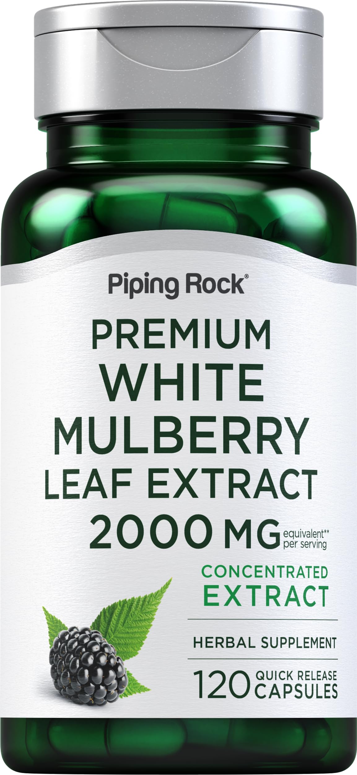 Piping Rock Mulberry Leaf Extract Capsules 120