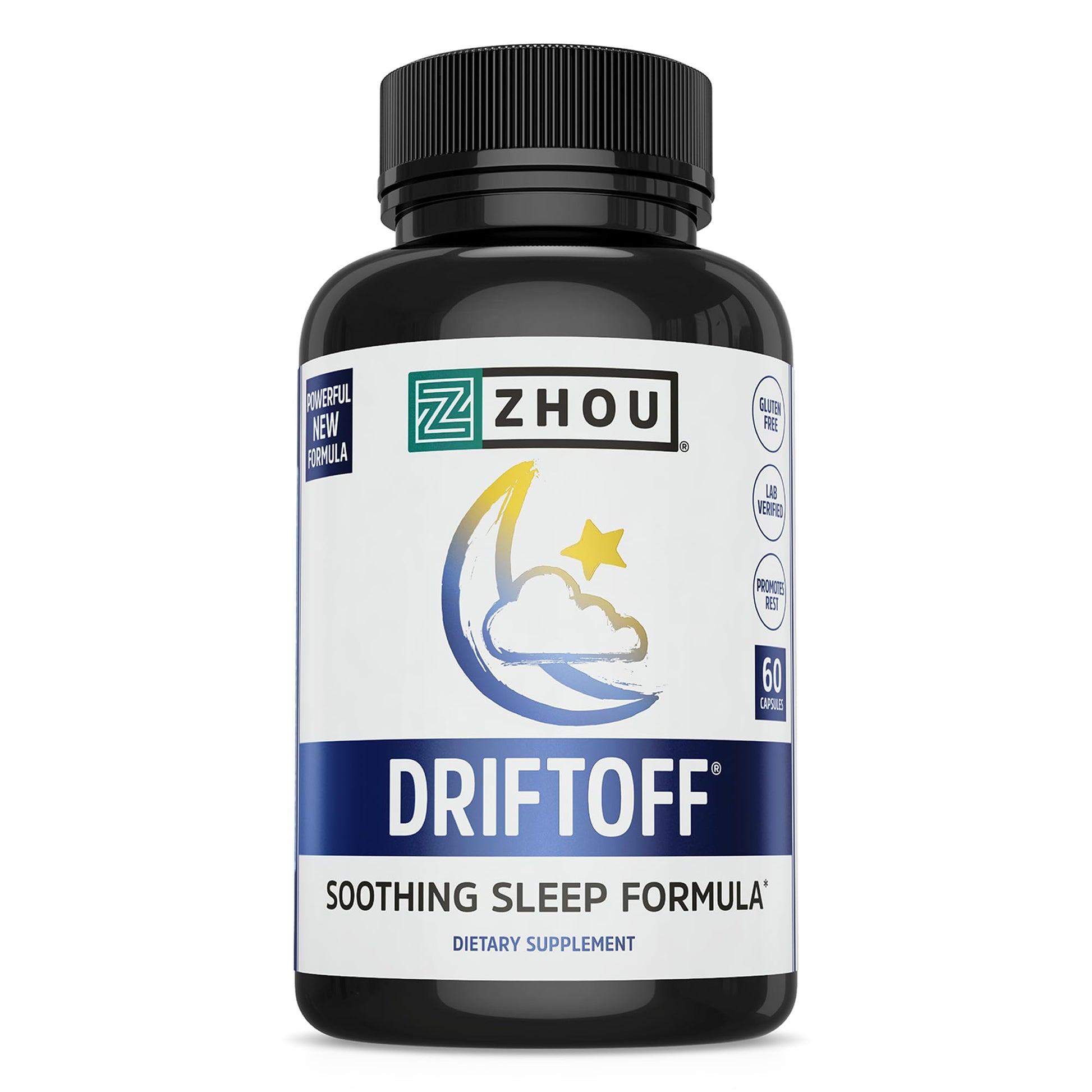 ZHOU Driftoff Sleep Aid Capsules 60 Count