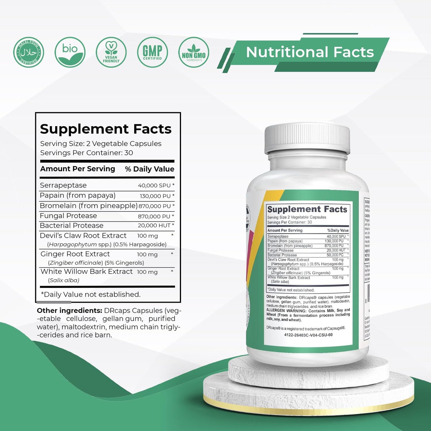 logos nutritionals NFlaStat 60 Capsules