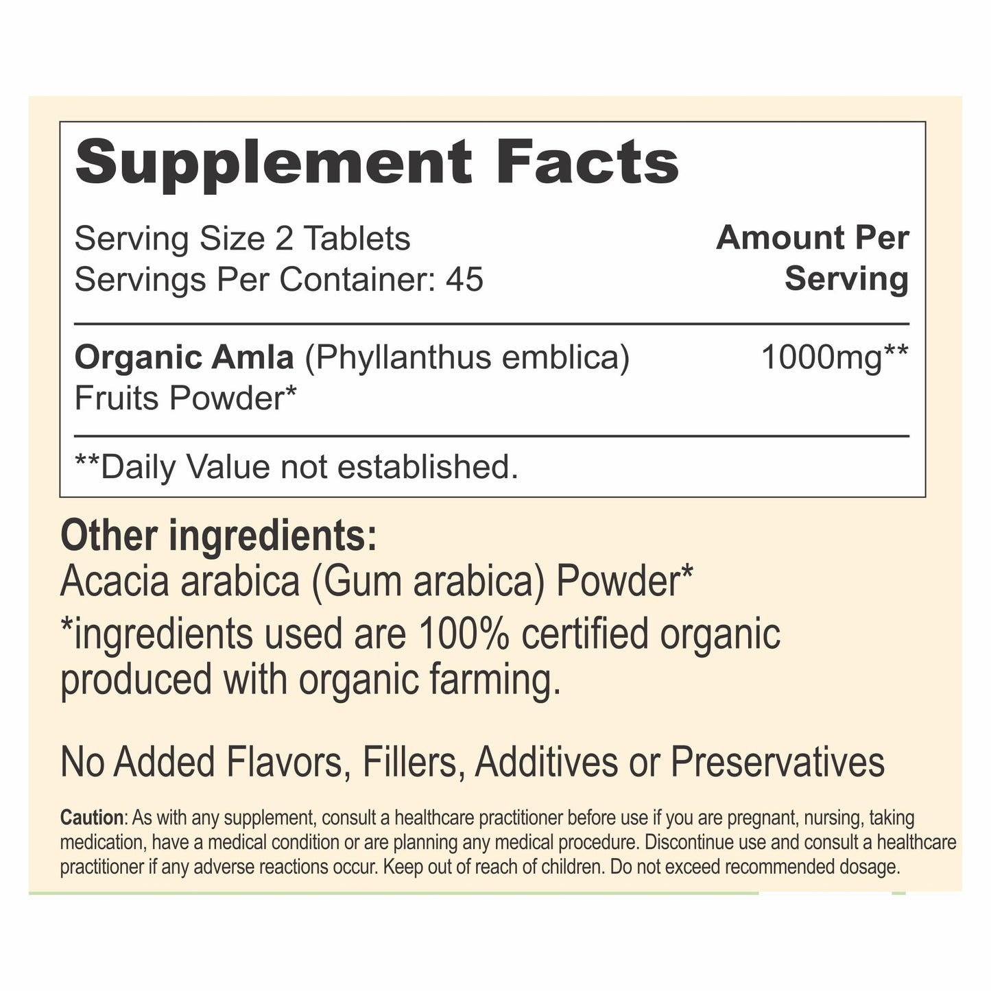 PureAyurbliss Amla Tablets, 90 Count