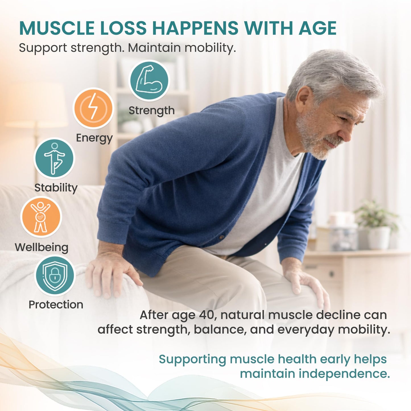 SarcoXpan Muscle Preservation Supplement for Healthy Aging Powder 13.75 Ounce