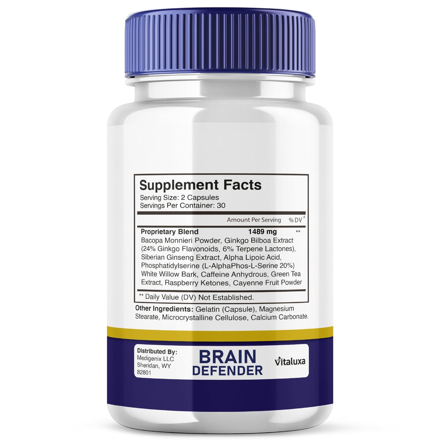 Vitaluxa Brain Defender Capsule, 60 Count
