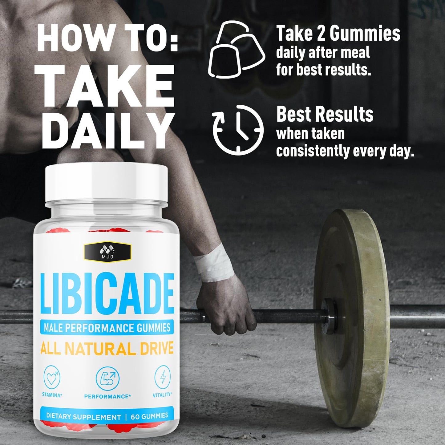 MJO Libicade Gummies 120 Gummies