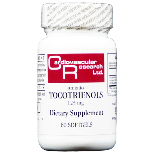Cardiovascular Research Annatto Tocotrienols Vitamin E Capsule, 125 mg, 60 Count