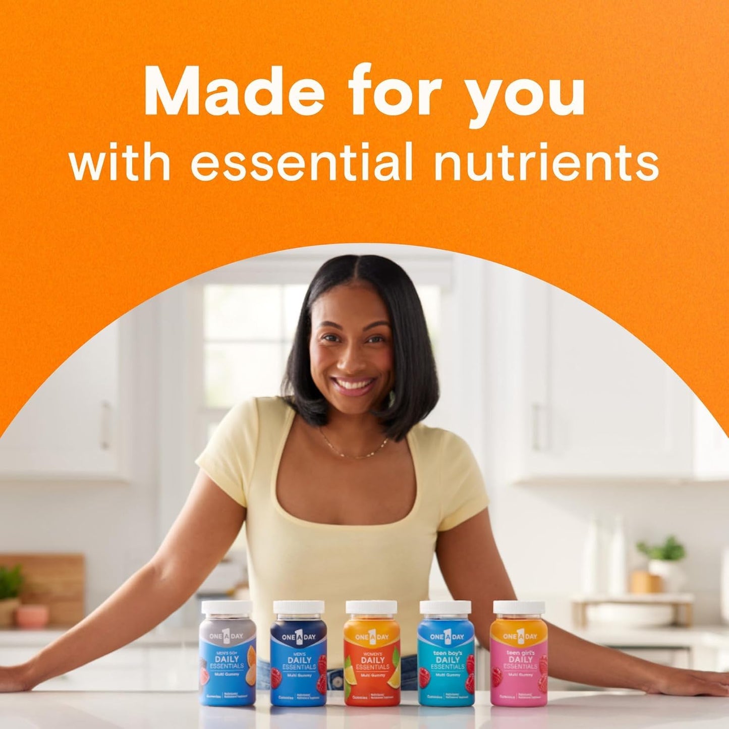 ONE A DAY Men's Daily Essentials Multivitamin Gummies, 120 Gummies