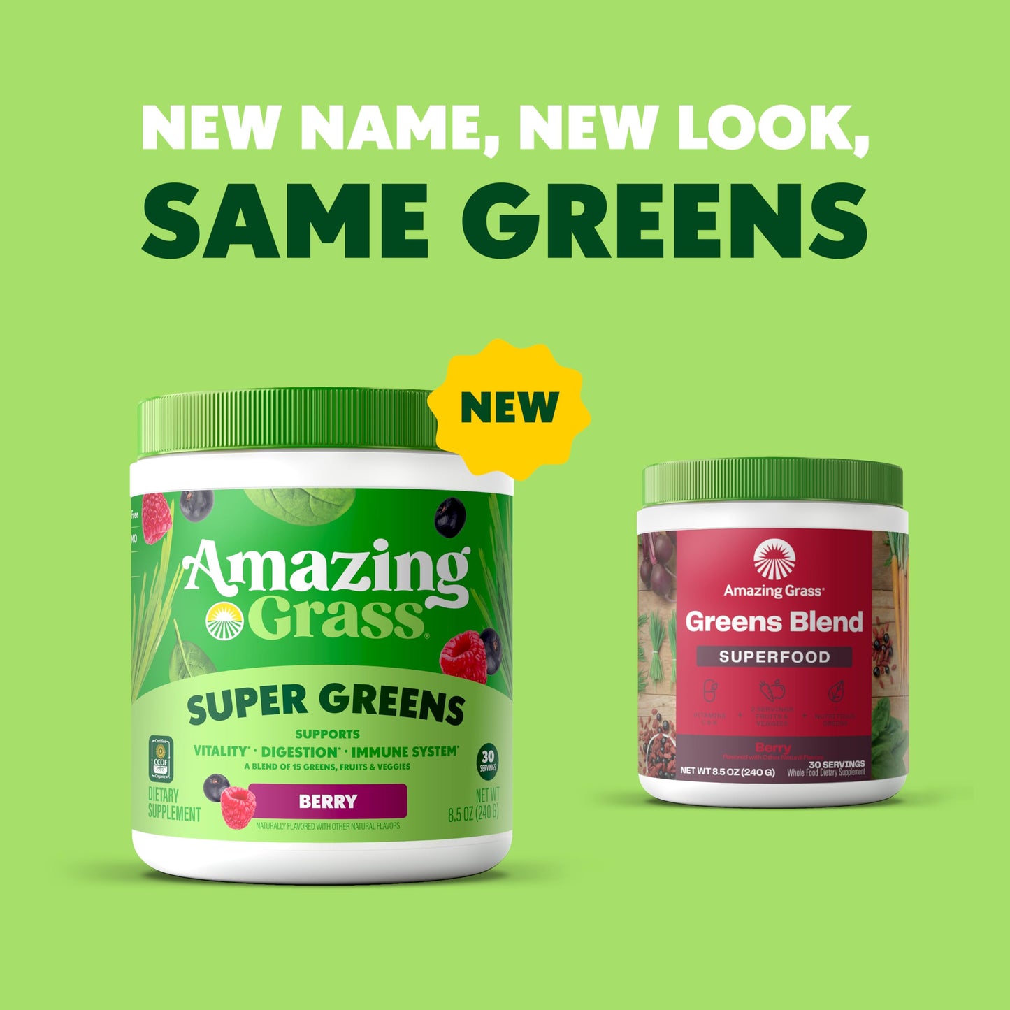 Amazing Grass Super Greens Powder, 8.5 Ounce, 30 Servings