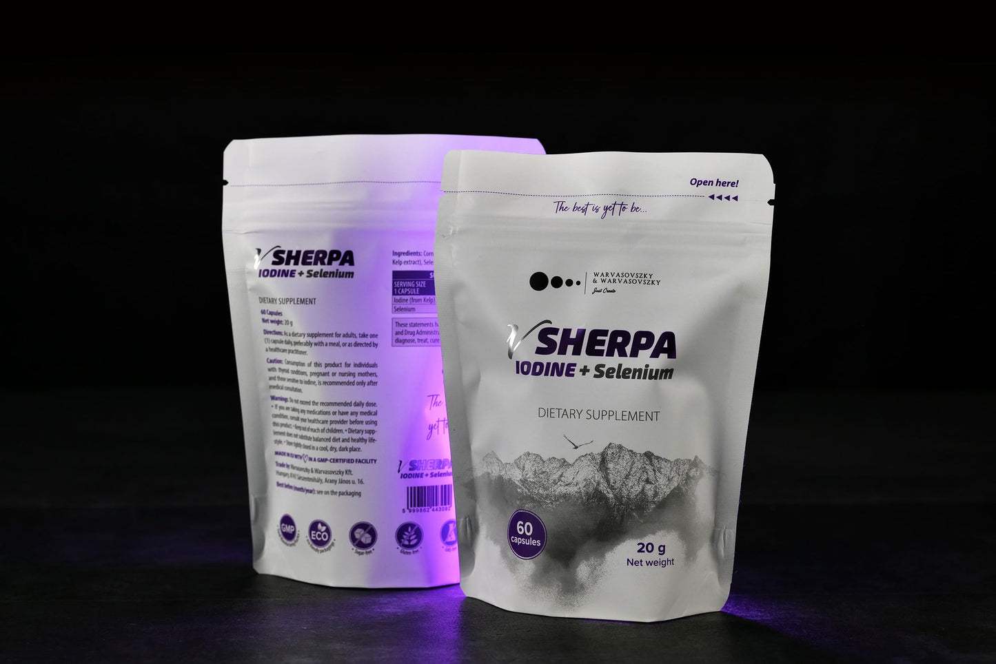 vSherpa Iodine + Selenium Capsules 60 Count