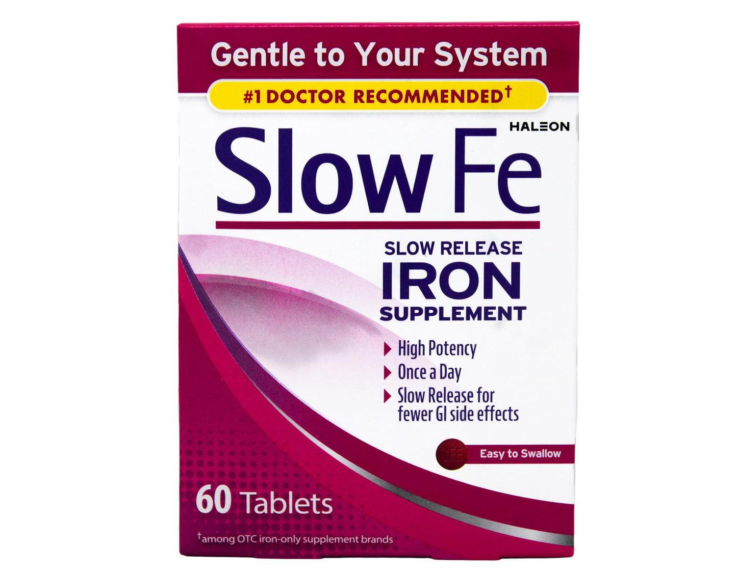 Slow Fe High Potency Iron 45 mg Slow Release Tablets 120 Count