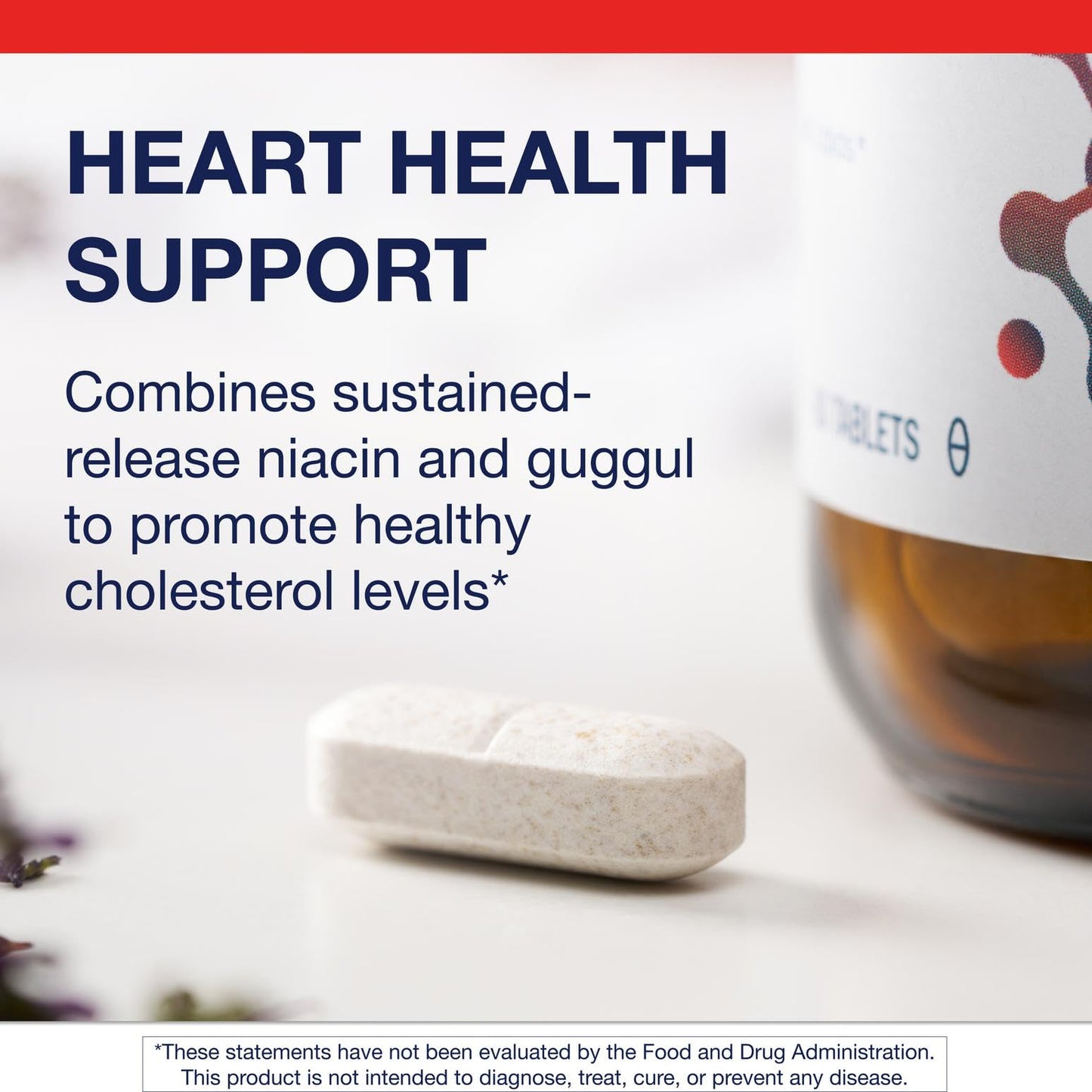 Metagenics Lipotain Non-Flush Niacin & Guggul Extract - Supports Healthy Blood Lipids & Cholesterol Balance - Inositol Hexanicotinate Tablets for Cardiovascular & Cellular Health 60 Tablets
