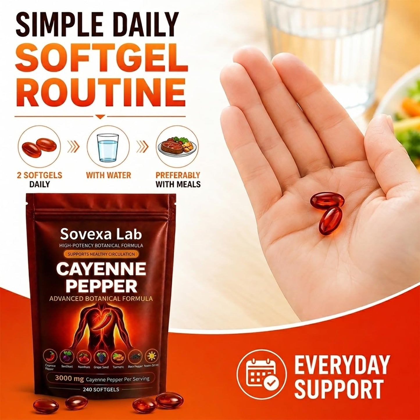 Sovexa Lab Cayenne Pepper Capsule 240 Capsules