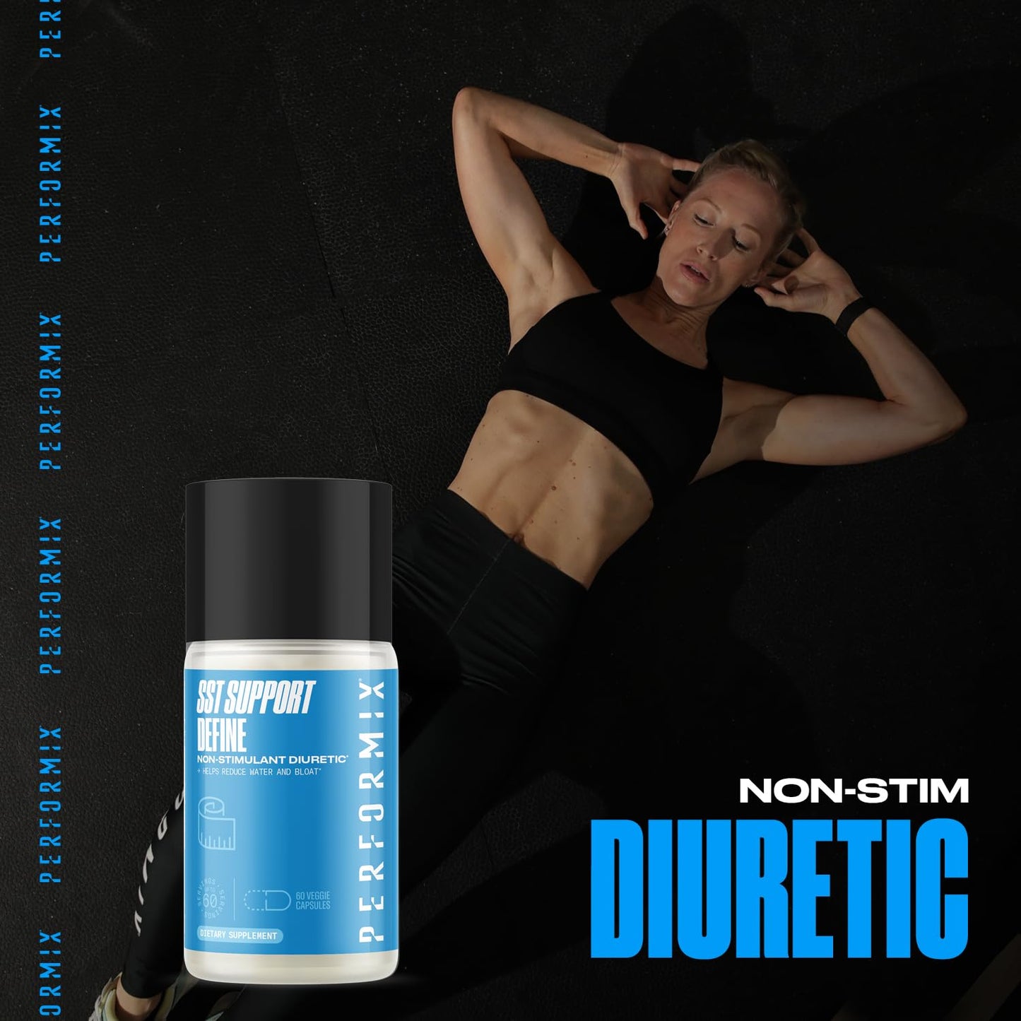 PERFORMIX SST Support Define Non-Simulant Diuretic Capsule, 60 Count