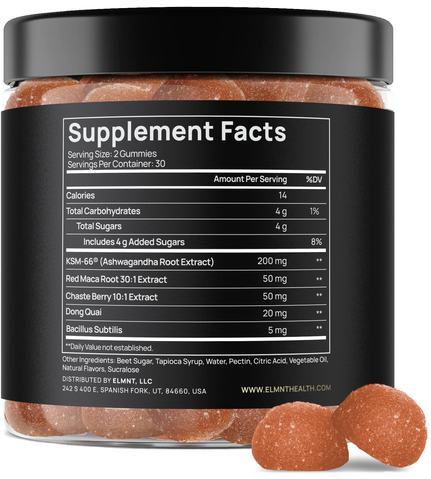 TERRA ELMNT Libido Gummies and Black Maca for Him and Her Bundle