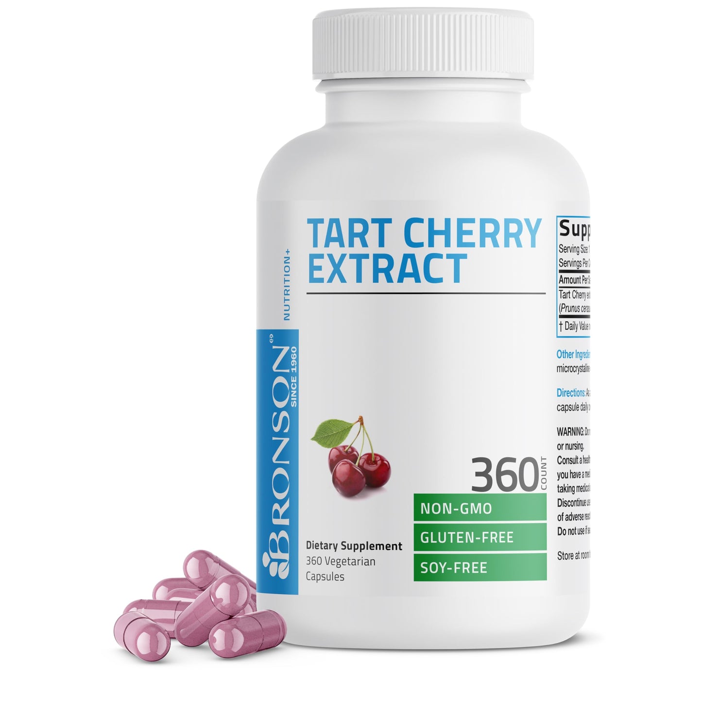 Bronson Tart Cherry Extract for Joint Support Capsules 360