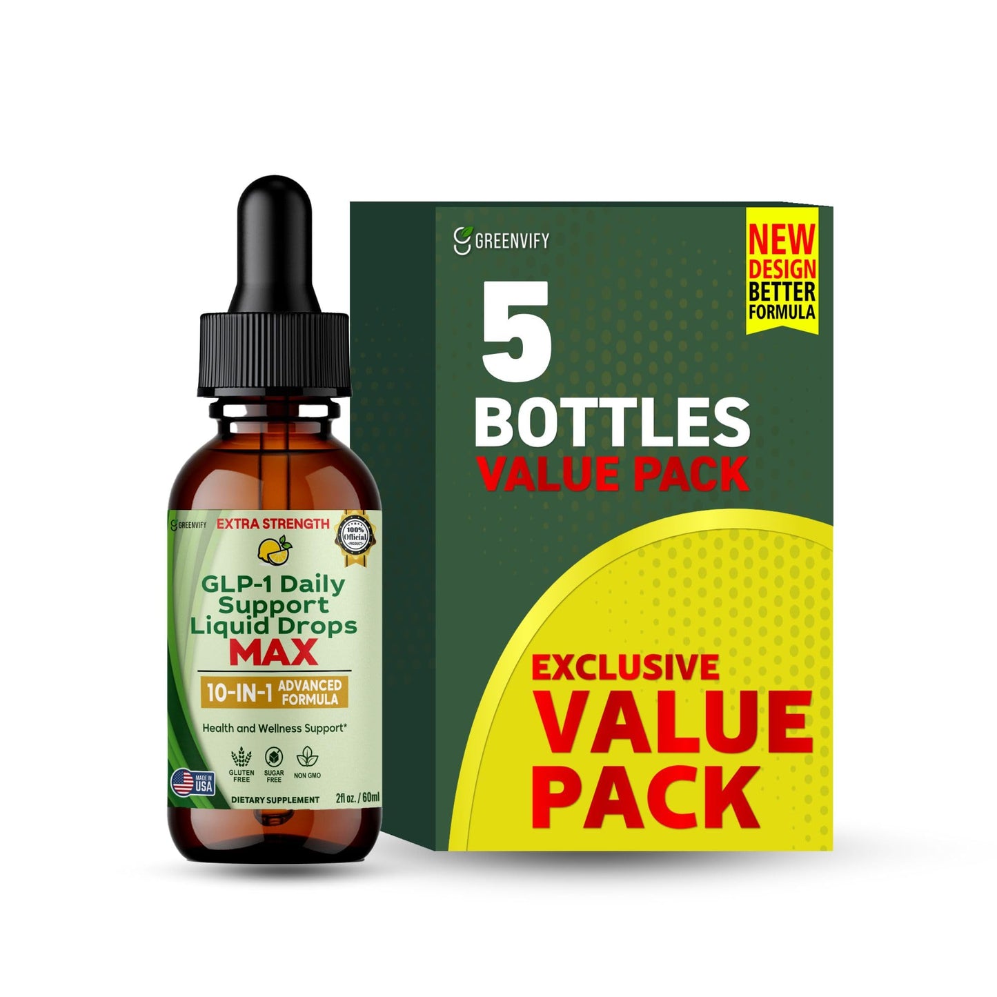 GREENVIFY GLP-1 Daily Support Capsule, 60 Capsules