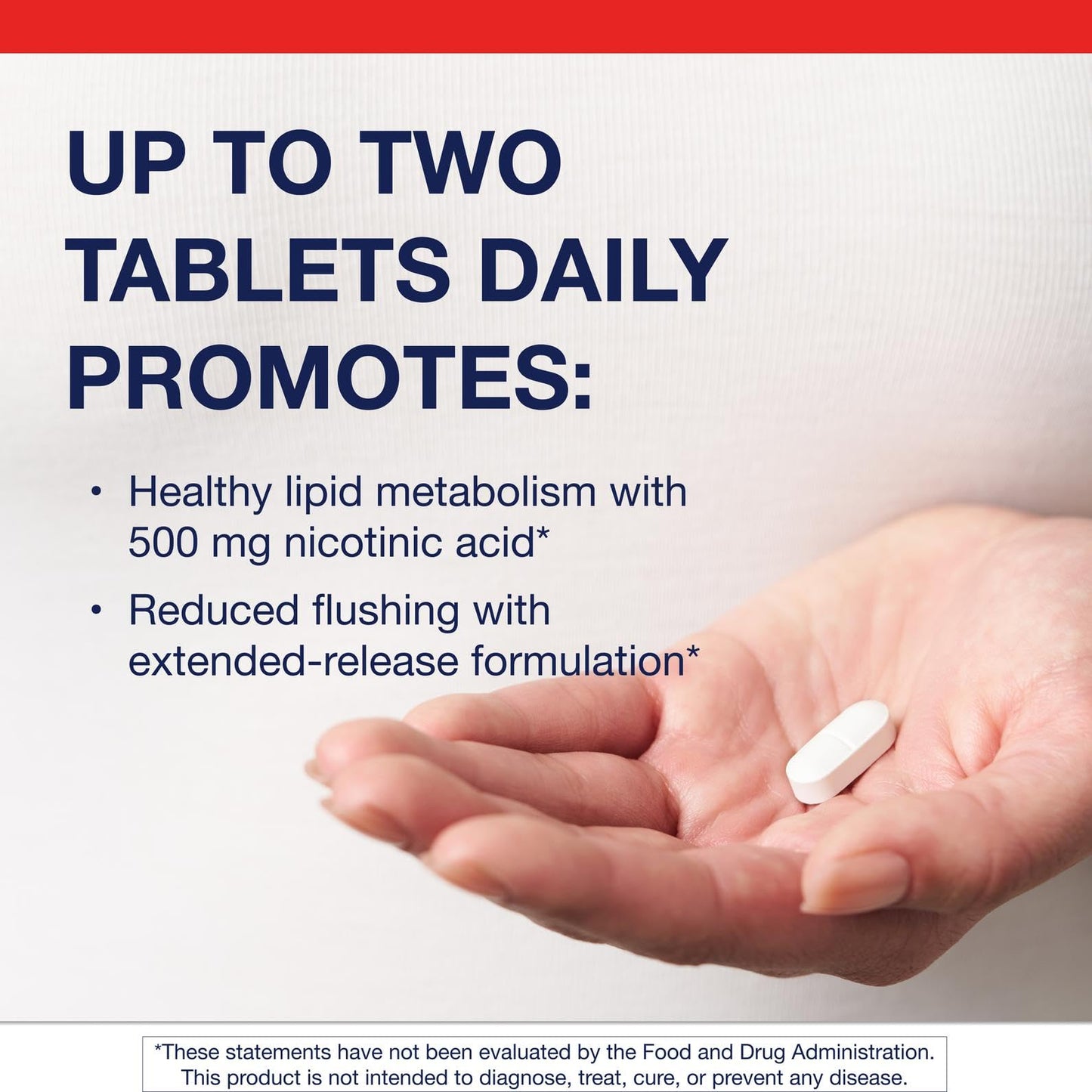Metagenics Niatain Niacin B3-500 mg Nicotinic Acid with Sustained Release Tablet, 60 Tablets