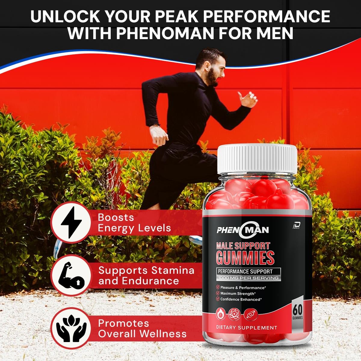 Indelo PhenoMan for Men Gummies 300 Gummies