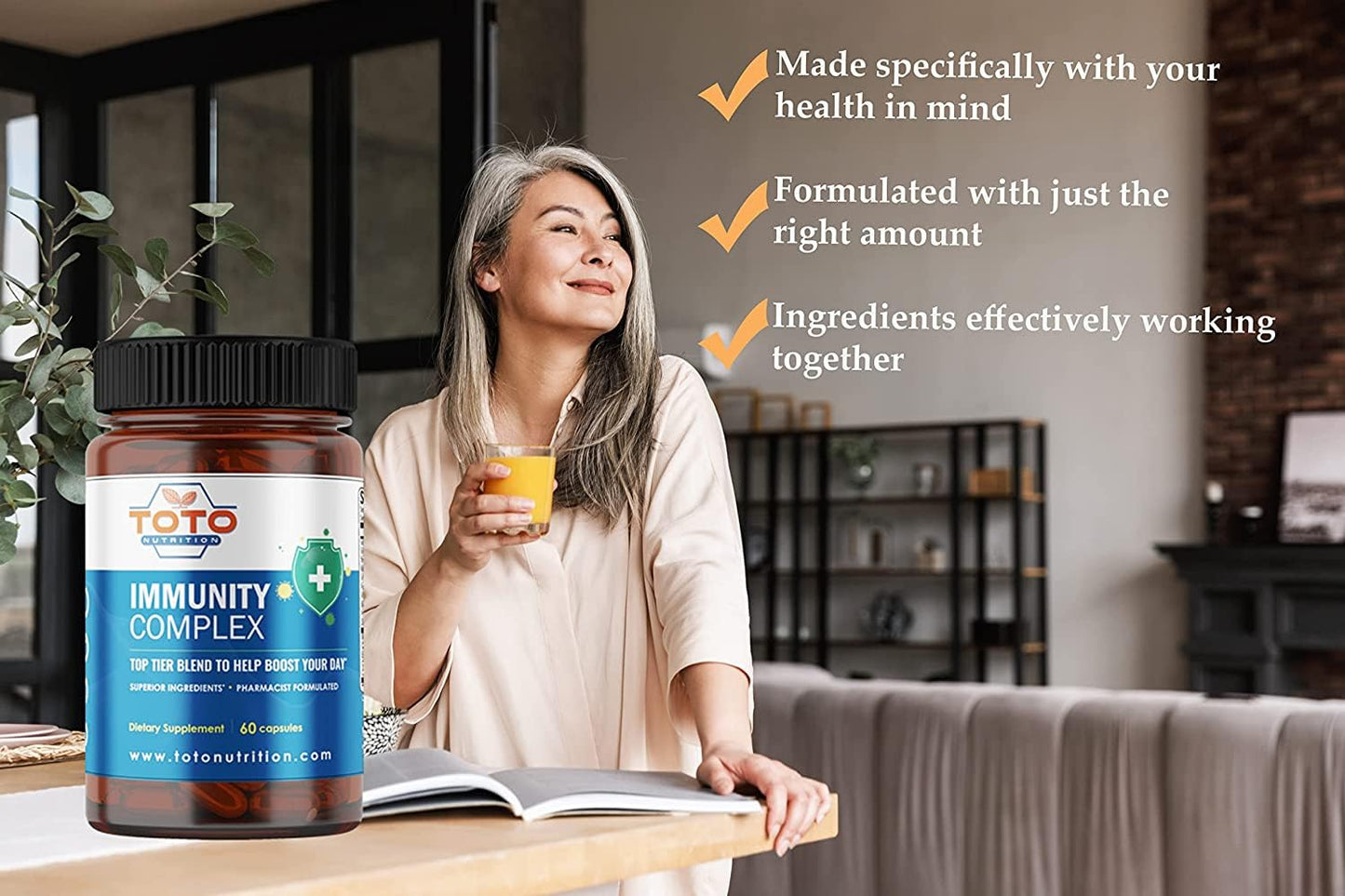 TotoNutrition Immunity Support Booster Capsule, 60 Capsules