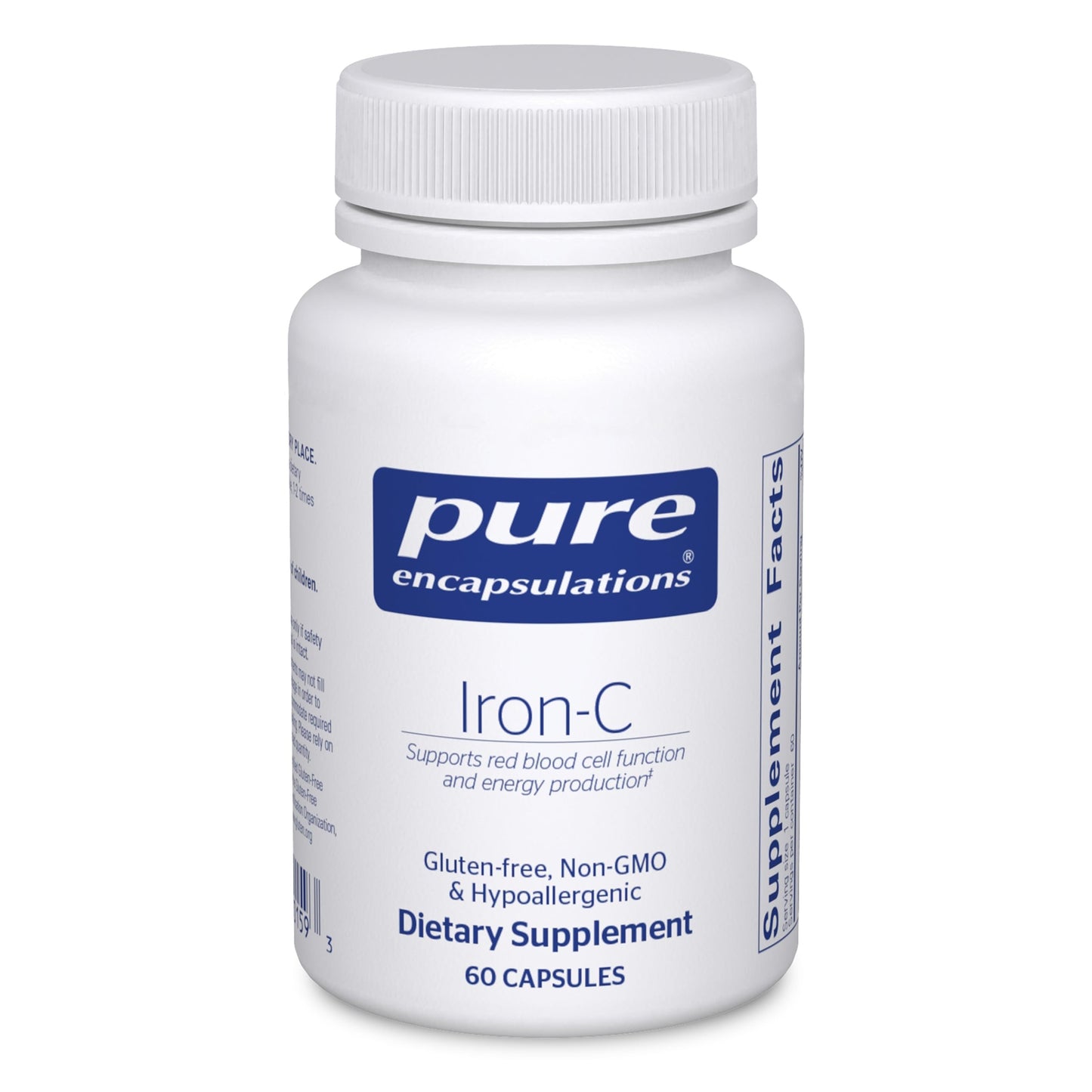 Pure Encapsulations Iron-C Capsule, 60 Capsules