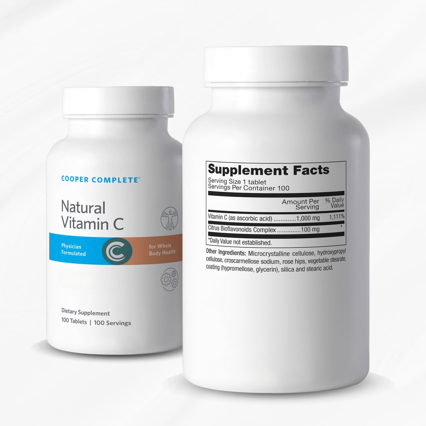 Cooper Complete Natural Vitamin C 1000 mg Tablet, 100 Tablets