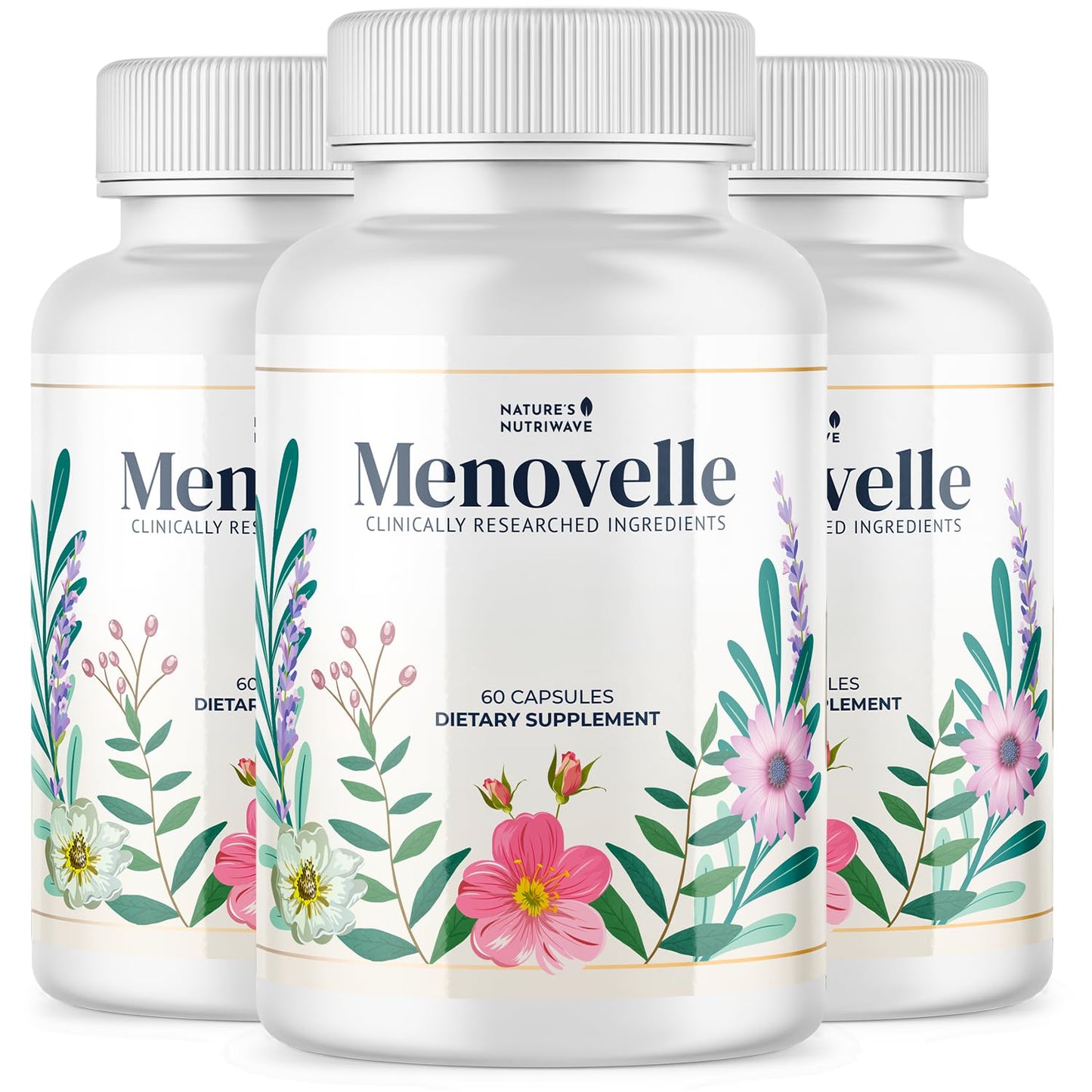 Nature’s NutriWave Menovelle Mushroom & Botanical, 180 Capsules