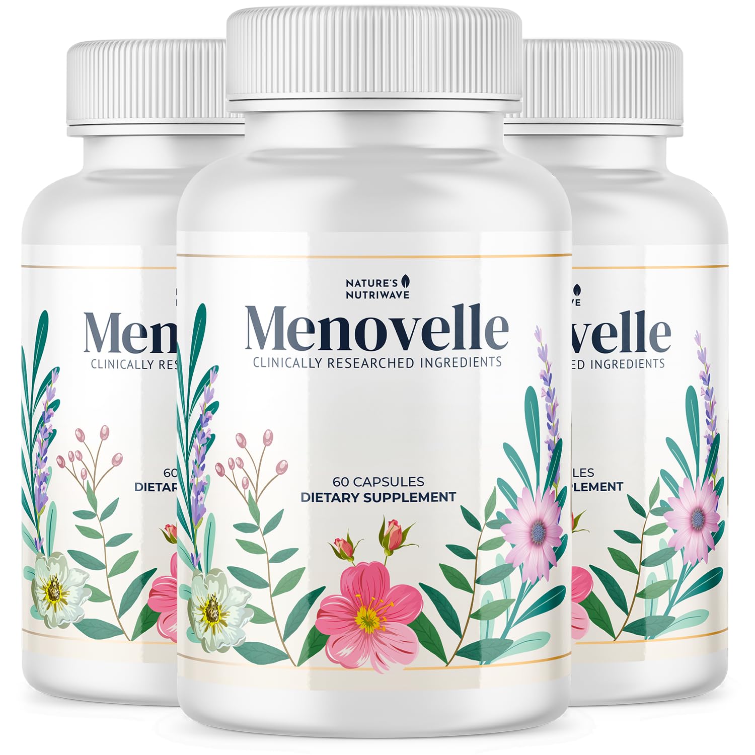 Nature’s NutriWave Menovelle Mushroom & Botanical, 180 Capsules