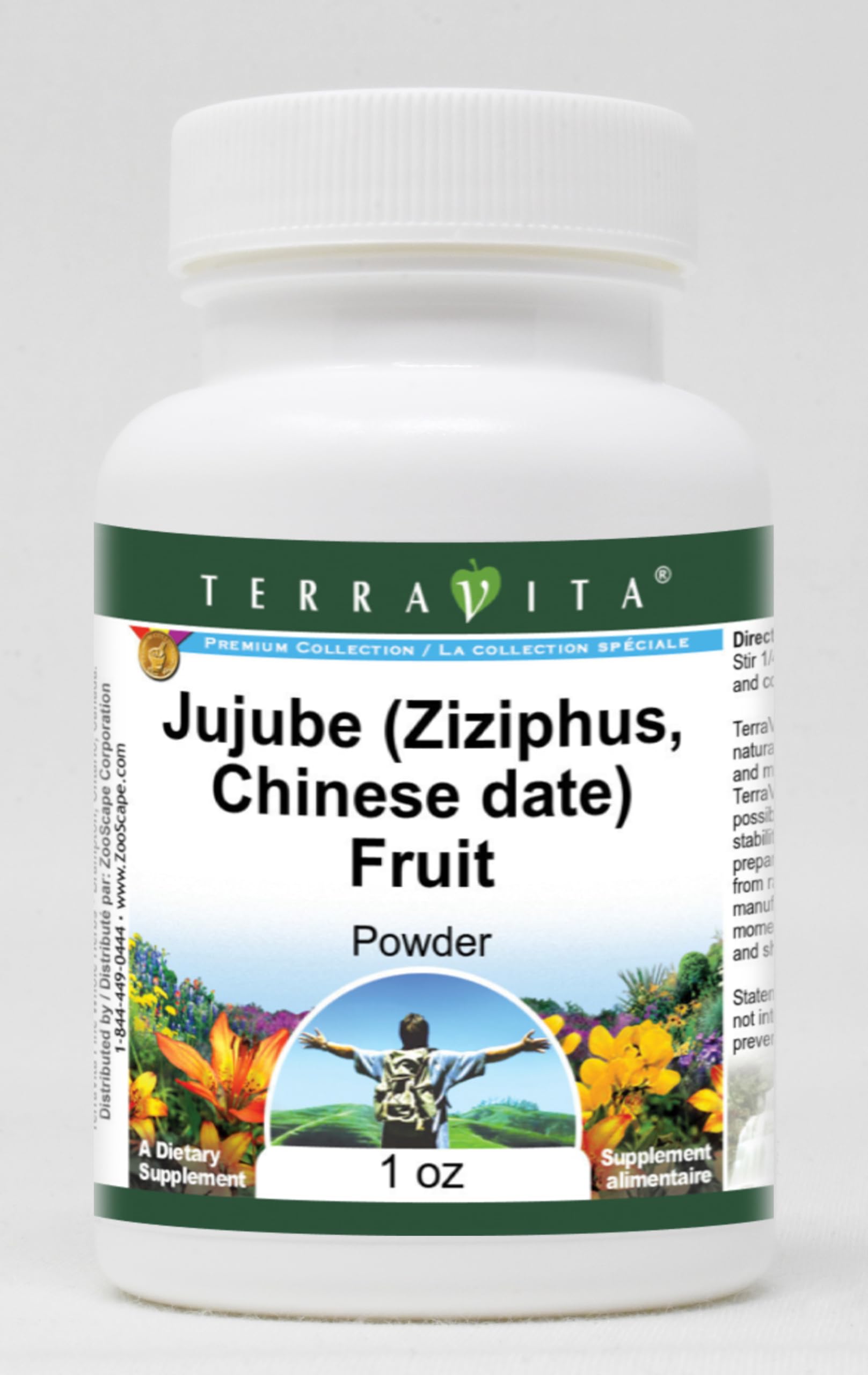 Terravita Jujube (Ziziphus, Chinese Date) Fruit Powder 1 oz