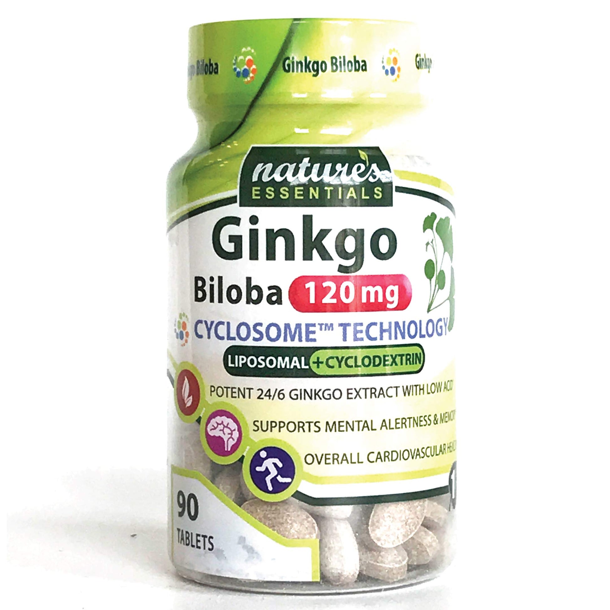NATURE'S ESSENTIALS Liposomal Ginkgo Biloba Capsule 90 Count
