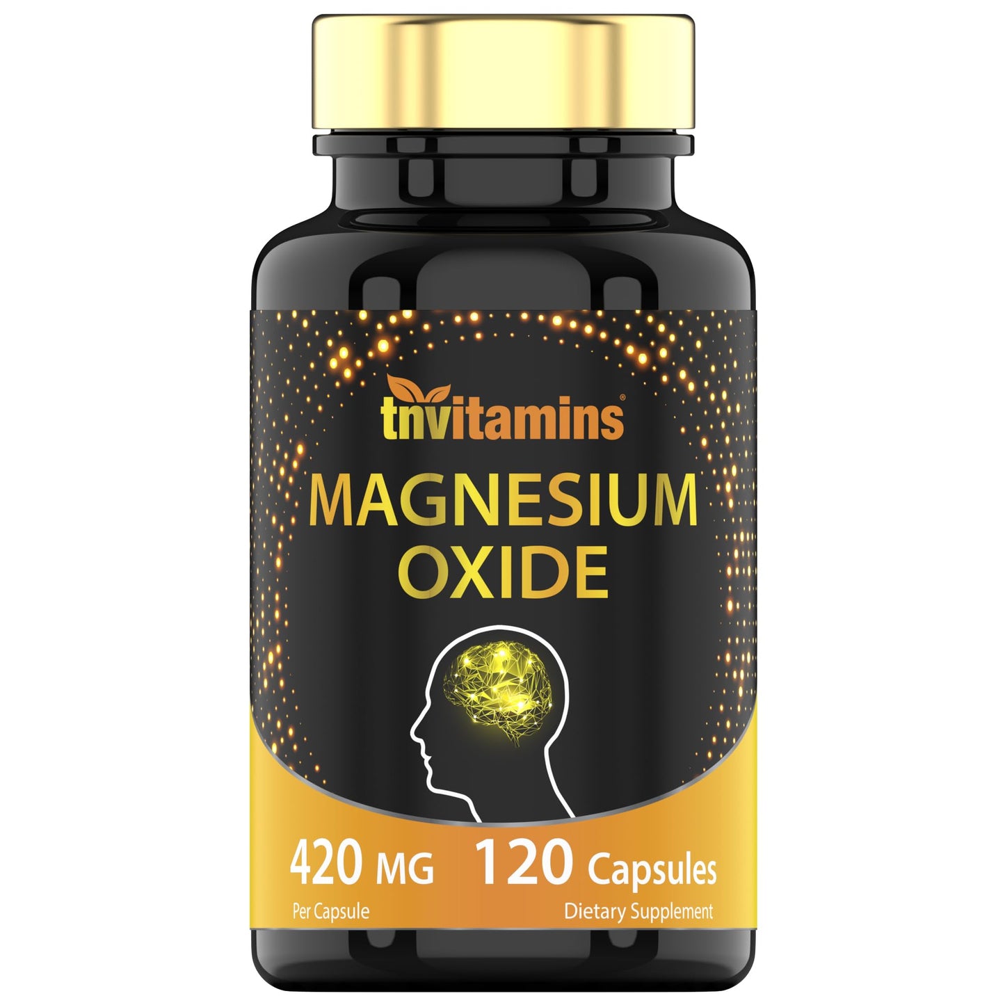 tnvitamins Magnesium Oxide 420mg 120 Capsules