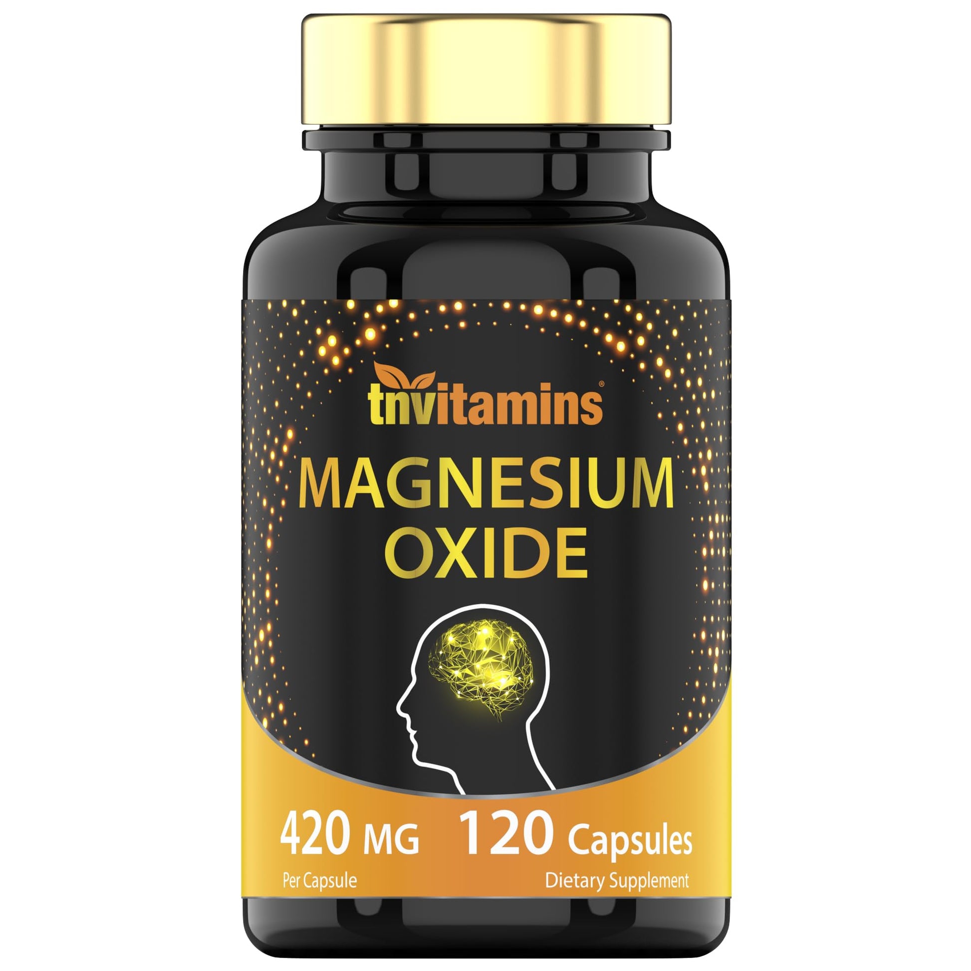 tnvitamins Magnesium Oxide 420mg 120 Capsules